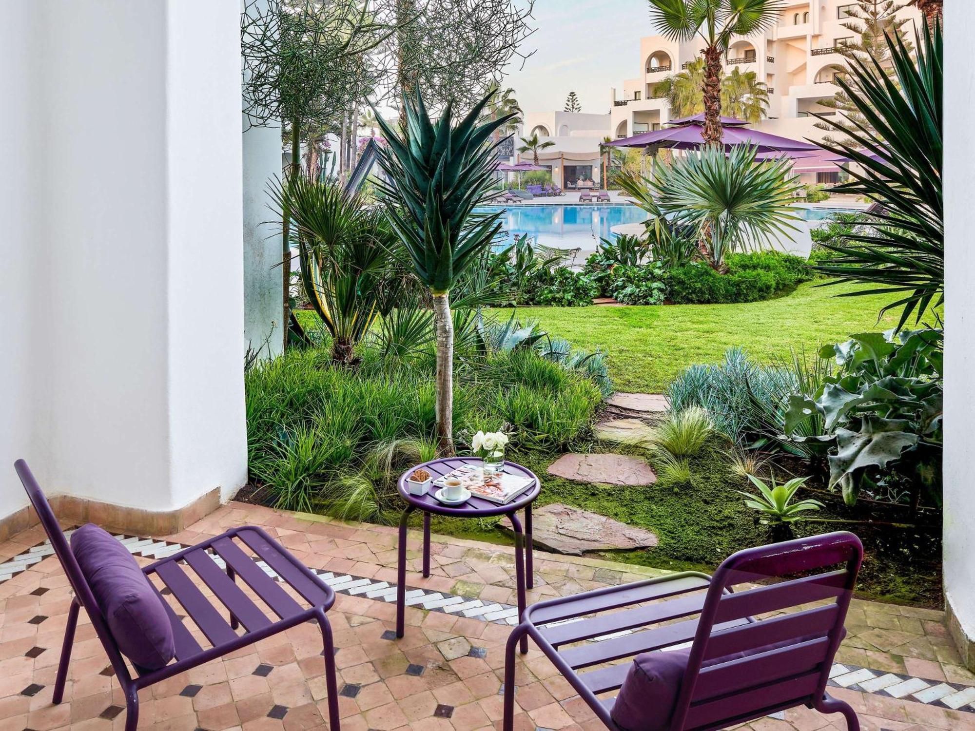Pullman Mazagan Royal Golf&Spa El Jadida Bagian luar foto View of the pool from a room